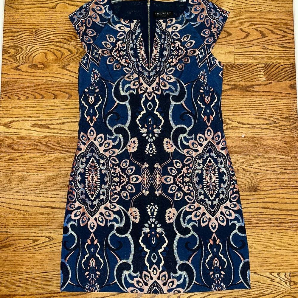 Cap sleeve mini dress-Laundry by Shelli Segal